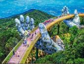 Dân tình 'bấn loạn' trước cây cầu vàng hình bàn tay khổng lồ ở Đà Nẵng, rần rần rủ nhau đến check in Dân tình 'bấn loạn' trước cây cầu vàng hình bàn tay khổng lồ ở Đà Nẵng, rần rần rủ nhau đến check in