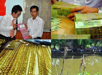 NÓNG 24h qua: Nữ sinh dìm chết bạn dưới ao, giá vàng xuống thấp nhất 2012