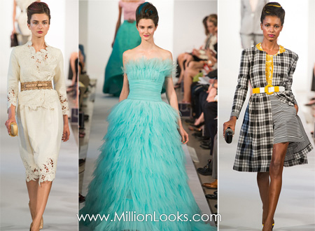 Những mẫu thiết kế nằm trong bộ sưu tập của Oscar de la Renta