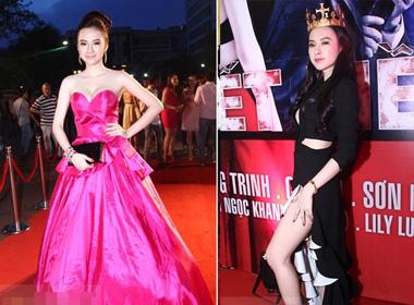 Angela Phương Trinh dính nghi án diện hàng nhái ra mắt phim. 