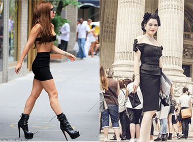 Lady Gaga và Lý Nhã Kỳ. 