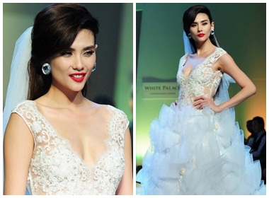 Võ Hoàng Yến với thân hình gầy gò nhưng khuôn ngực lại đầy đặn 