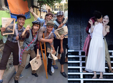 Liveshow 8 Bước nhảy Hoàn vũ 2014: Thí sinh đi 'bán báo dạo'
