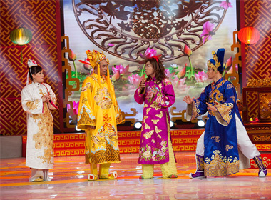 Một cảnh trong chương trình Táo quân
