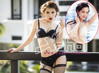 Lan Hương cũng là một người mẫu đồ lót bốc lửa không kém gì Ngọc Trinh 