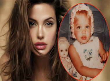 Angelina Jolie xinh xắn lúc còn nhỏ