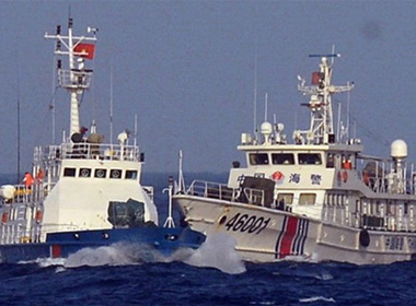 Tàu Hải cảnh TQ chủ động đâm húc tàu Cảnh sát biển Việt Nam.