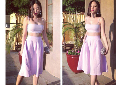 Tóc Tiên diện đầm gợi cảm nhưng vẫn bị chê xấu vì mái tóc dài 