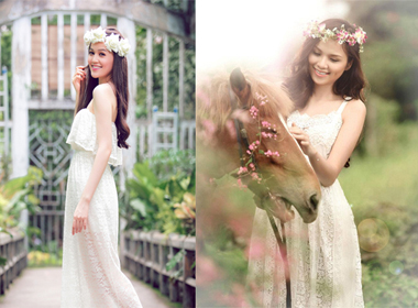 Miss Ngôi sao 2014 có gương mặt giống hoa hậu Diễm Hương