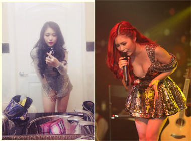 Hương Tràm dần biến thành gái hư với phong cách 'hở táo bạo'