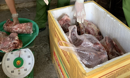“Phù phép” hàng trăm kg thịt heo thối thành thịt bò “Phù phép” hàng trăm kg thịt heo thối thành thịt bò