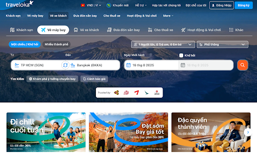Cách săn vé máy bay Tết Bính Ngọ 2026 giá rẻ siêu dễ trên Traveloka
