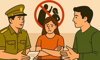 Chính thức từ hôm nay, công an xã sẽ thực hiện giám sát người có hành vi bạo lực gia đình