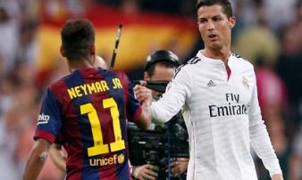 Neymar rủ Ronaldo tới Barca tạo bộ tứ vô địch thiên hạ Neymar rủ Ronaldo tới Barca tạo bộ tứ vô địch thiên hạ