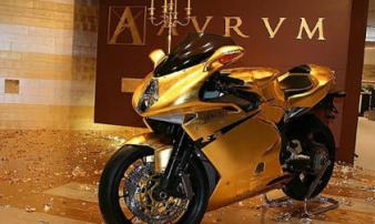 MV Agusta F4 dát vàng giá 2,7 tỷ đồng xa hoa cùng cực MV Agusta F4 dát vàng giá 2,7 tỷ đồng xa hoa cùng cực