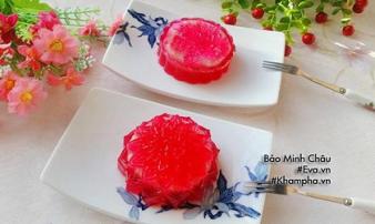 Bánh trung thu thạch rau câu vị thanh long đỏ nhân đậu xanh: Không cần lò nướng vẫn làm được Bánh trung thu thạch rau câu vị thanh long đỏ nhân đậu xanh: Không cần lò nướng vẫn làm được