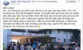 Người tung tin “bệnh viện đưa người sống vào nhà xác” nói gì? Người tung tin “bệnh viện đưa người sống vào nhà xác” nói gì?