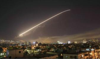 Syria tuyên bố bắn hạ 20 tên lửa của Mỹ, Anh Syria tuyên bố bắn hạ 20 tên lửa của Mỹ, Anh