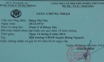 Bé 3 tháng uống cả lọ vắc xin: Y tá không đủ điều kiện tiêm chủng? Bé 3 tháng uống cả lọ vắc xin: Y tá không đủ điều kiện tiêm chủng?