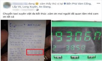 Chuyến taxi kỷ lục hết 49 triệu tiền cước chạy một mạch từ An Giang-Hà Nội Chuyến taxi kỷ lục hết 49 triệu tiền cước chạy một mạch từ An Giang-Hà Nội
