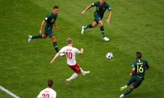 Đan Mạch - Australia: Siêu phẩm mở điểm, trọng tài 'gây bão' (World Cup 2018) Đan Mạch - Australia: Siêu phẩm mở điểm, trọng tài 'gây bão' (World Cup 2018)