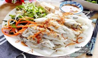 Cách làm bánh cuốn nóng hổi, thơm ngon đón ngày mới Cách làm bánh cuốn nóng hổi, thơm ngon đón ngày mới