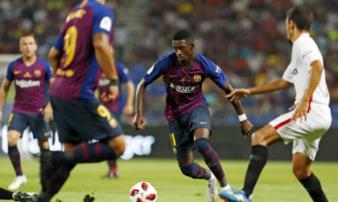 Messi tịt ngòi, Barca chật vật giành Siêu Cúp Messi tịt ngòi, Barca chật vật giành Siêu Cúp