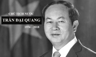 Quốc tang Chủ tịch nước Trần Đại Quang trong 2 ngày Quốc tang Chủ tịch nước Trần Đại Quang trong 2 ngày