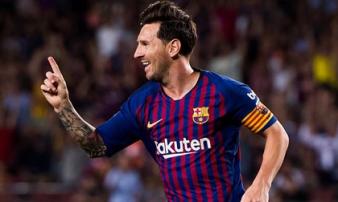 Messi ghi bàn, Barca chật vật giành 1 điểm vì thiếu người Messi ghi bàn, Barca chật vật giành 1 điểm vì thiếu người