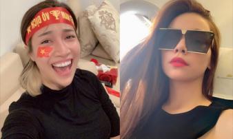 Việt Nam vô địch AFF Cup sau 10 năm: Hà Hồ rủ fan đi bão, Pha Lê 'vui hơn Tết' Việt Nam vô địch AFF Cup sau 10 năm: Hà Hồ rủ fan đi bão, Pha Lê 'vui hơn Tết'