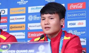 Asian Cup 2019: Quang Hải nói gì trước trận quyết đấu Iran? Asian Cup 2019: Quang Hải nói gì trước trận quyết đấu Iran?