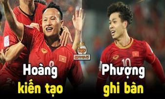 Ảnh chế bộ đôi 'Phượng - Hoàng' tỏa sáng ở trận thắng Jordan Ảnh chế bộ đôi 'Phượng - Hoàng' tỏa sáng ở trận thắng Jordan