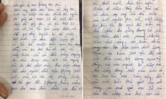 Truy tìm tên cướp bí ẩn gửi thư xin lỗi, trả lại nạn nhân 100 triệu Truy tìm tên cướp bí ẩn gửi thư xin lỗi, trả lại nạn nhân 100 triệu