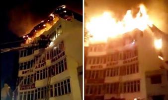 Cháy khách sạn, 21 người thương vong Cháy khách sạn, 21 người thương vong