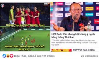 Dân mạng nghĩ gì khi Việt Nam hạ Thái Lan ngay trên sân của người Thái Dân mạng nghĩ gì khi Việt Nam hạ Thái Lan ngay trên sân của người Thái