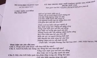 Vụ 'lọt' đề thi lên mạng xã hội: Xác định mục đích thí sinh Vụ 'lọt' đề thi lên mạng xã hội: Xác định mục đích thí sinh