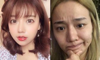 Lần đầu đăng ảnh mặt mộc, hot girl khiến fan sốc vì khác xa trên mạng Lần đầu đăng ảnh mặt mộc, hot girl khiến fan sốc vì khác xa trên mạng