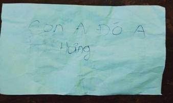 Diễn biến mới vụ bỏ con kèm lời nhắn 'Con anh đó anh Hưng': Chưa có anh Hưng nào nhận Diễn biến mới vụ bỏ con kèm lời nhắn 'Con anh đó anh Hưng': Chưa có anh Hưng nào nhận
