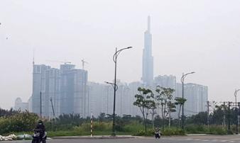 Xuất hiện sương mù dày ở TP.HCM, không khí ô nhiễm nặng Xuất hiện sương mù dày ở TP.HCM, không khí ô nhiễm nặng