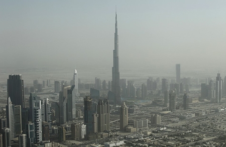 Tòa tháp cao nhất thế giới Burj Khalifa.