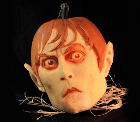 Johnny Depp pumpkin