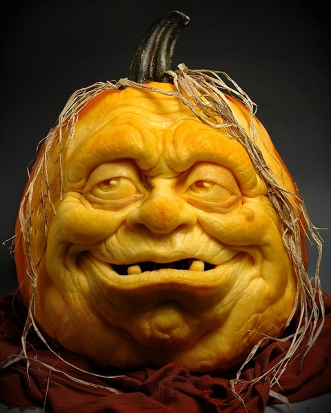 Pumpkin looks a little like Ghostbusters' Slimer