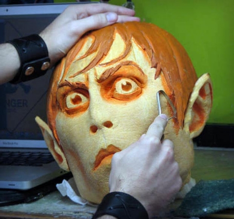 Johnny Depp pumpkin