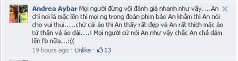 Cư dân mạng lại dậy sóng vì phát ngôn của Andrea Aybar