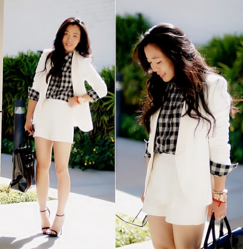 Hóa thiên thần cùng blazer trắng - 11