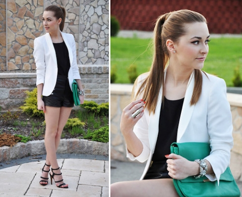 Hóa thiên thần cùng blazer trắng - 12