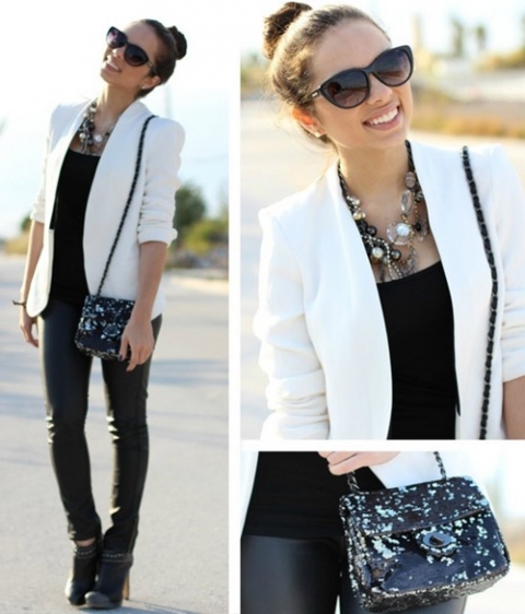 Hóa thiên thần cùng blazer trắng - 4