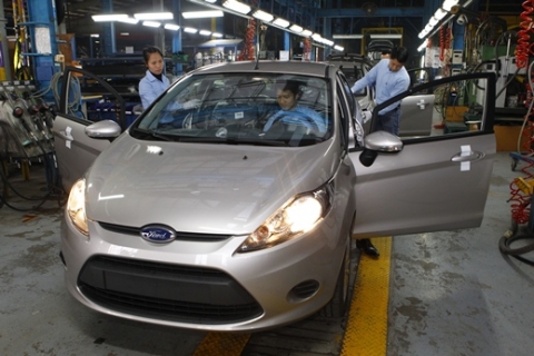 Ford Fiesta hoàn toàn mới thứ 2.000 tại Việt Nam xuất xưởng