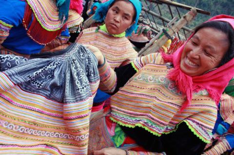 Ngắm vẻ đẹp phụ nữ vùng cao Bắc Hà