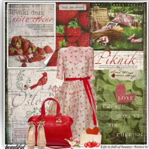 Cơn mưa đầu mùa hạ và váy cherry, Thời trang, hom nay mac gi, nhat ky thoi trang, thoi trang, mac dep, quan, ao, vay, xu huong thoi trang, phong cach moi, hoa tiet in hoa, THOI TRANG MUA HE